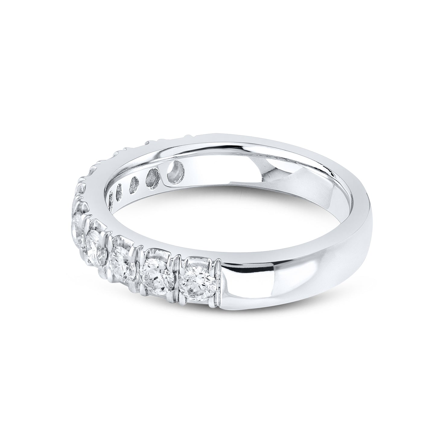 14kt White Gold 0.98 CTW Lab Diamond Band