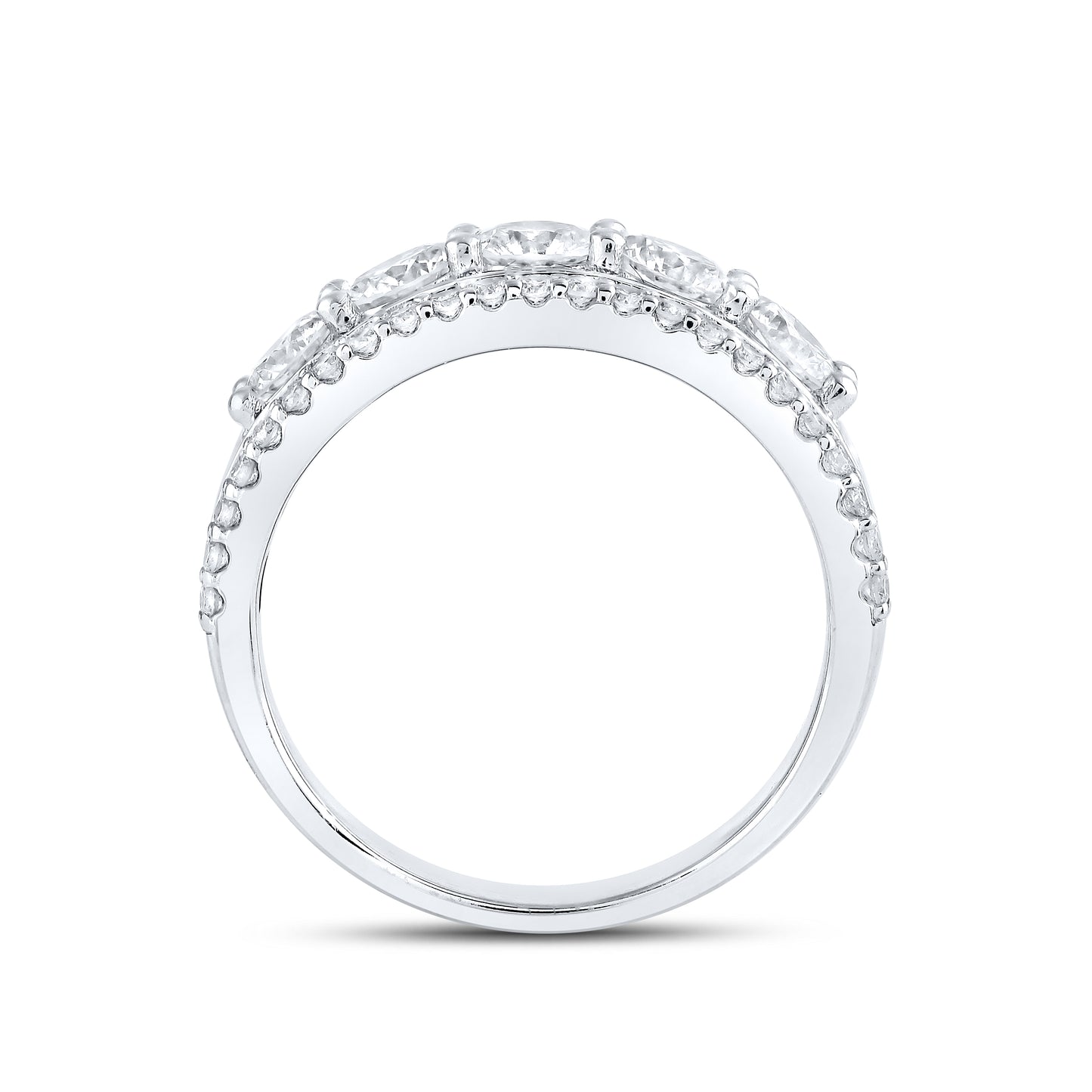 14kt White Gold 1.8 CTW Lab Diamond Ring