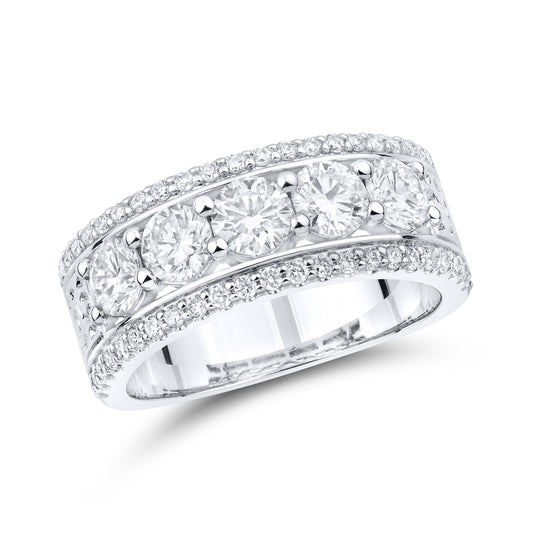 14kt White Gold 1.8 CTW Lab Diamond Ring