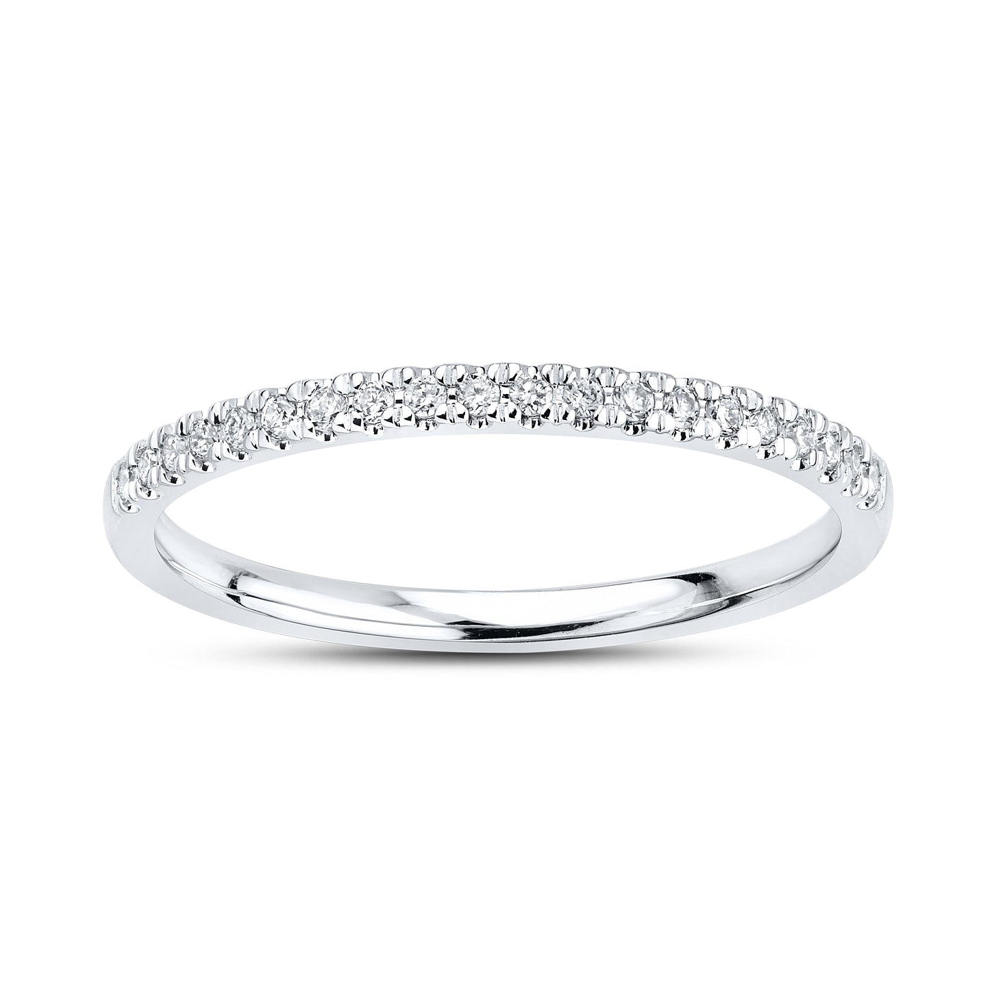 14kt White Gold 0.17 CTW Lab Diamond Band