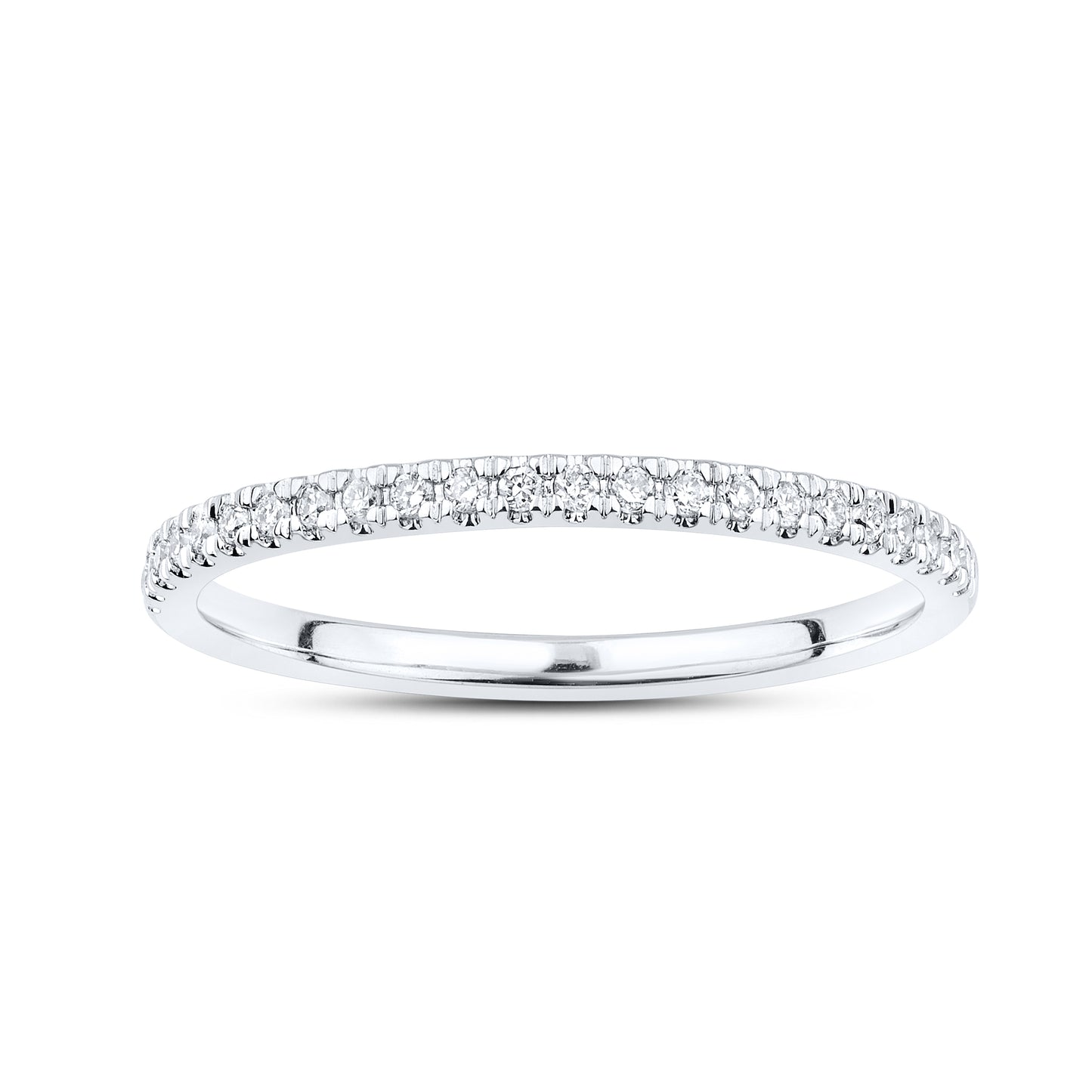 14kt White Gold 0.13 CTW Lab Diamond Band