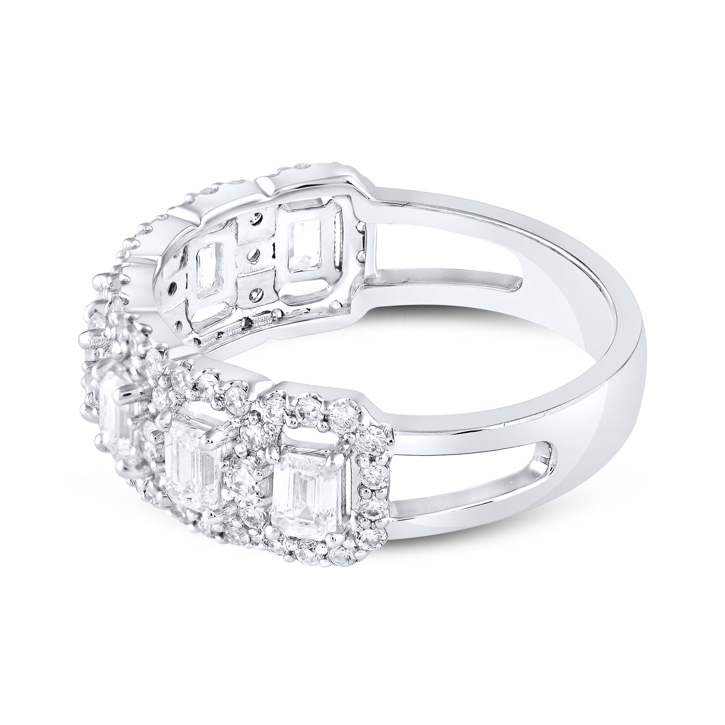 14kt White Gold 1.45 CTW Lab Diamond Band