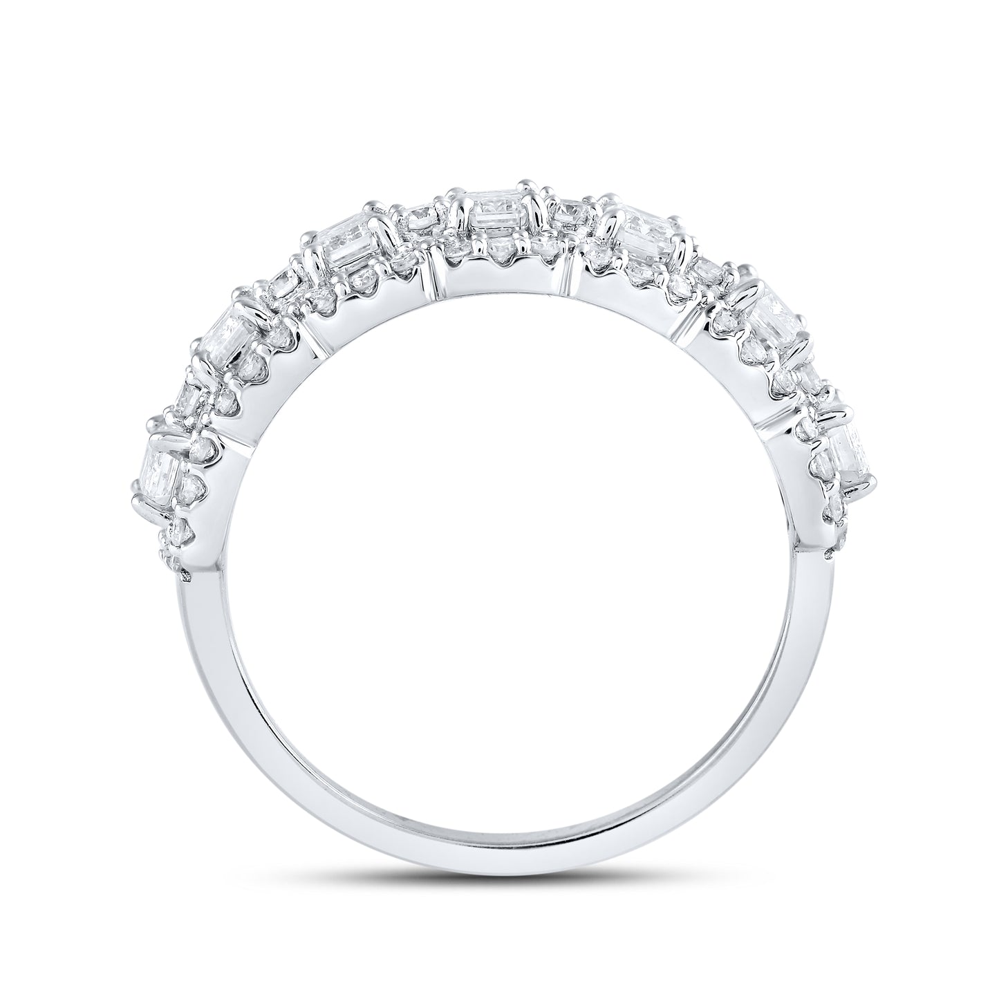 14kt White Gold 1.45 CTW Lab Diamond Band