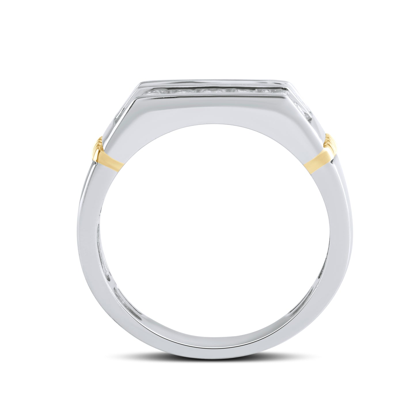14kt White Gold 0.93 CTW Mens Lab Diamond Ring