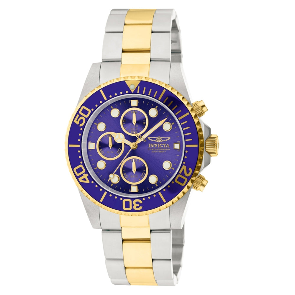 Invicta Men's 1773 Pro Diver Quartz Chronograph Blue Dial Watch