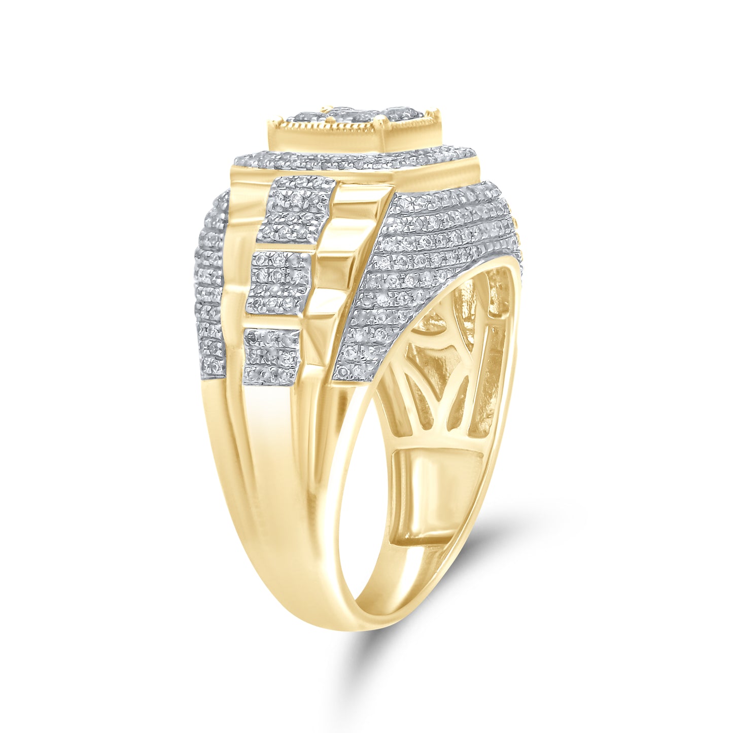 10kt Yellow Gold 1 CTW Men’s Diamond Ring