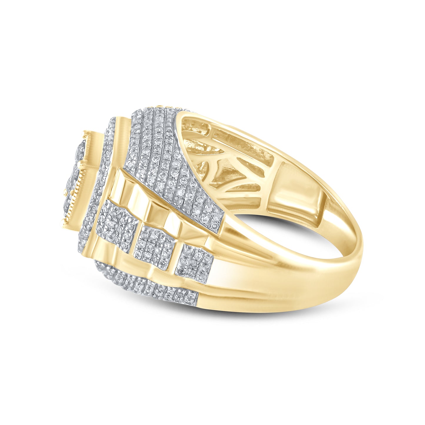 10kt Yellow Gold 1 CTW Men’s Diamond Ring