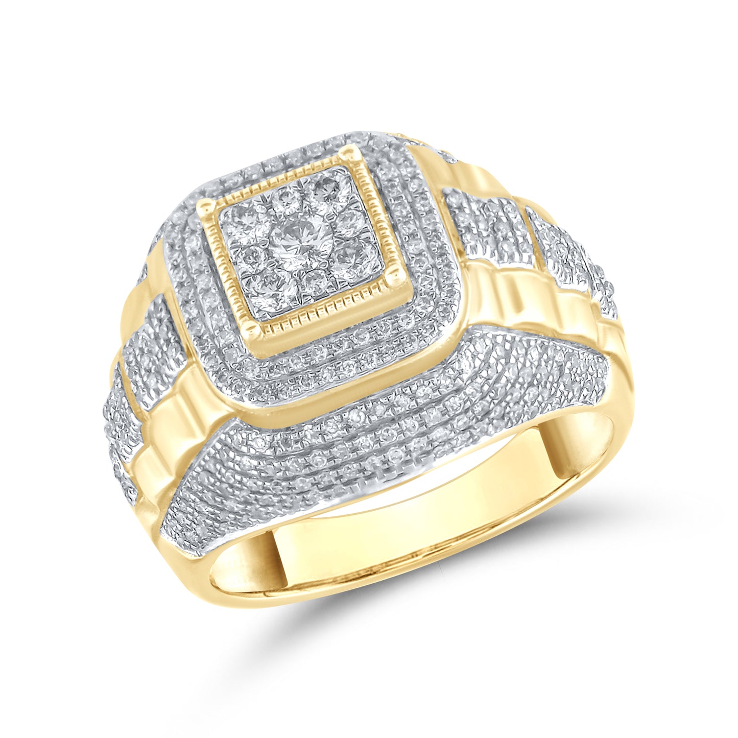 10kt Yellow Gold 1 CTW Men’s Diamond Ring
