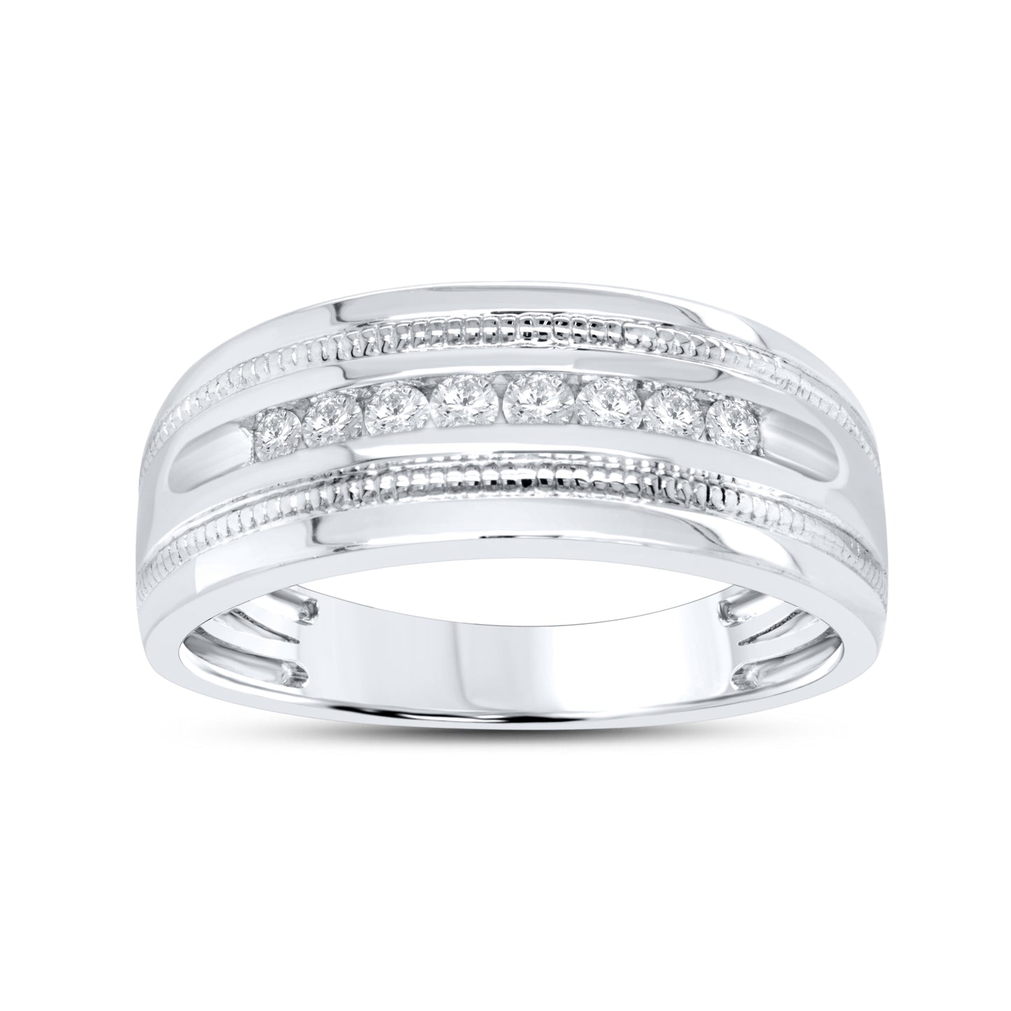 10kt White Gold 0.25 CTW Men’s Diamond Ring