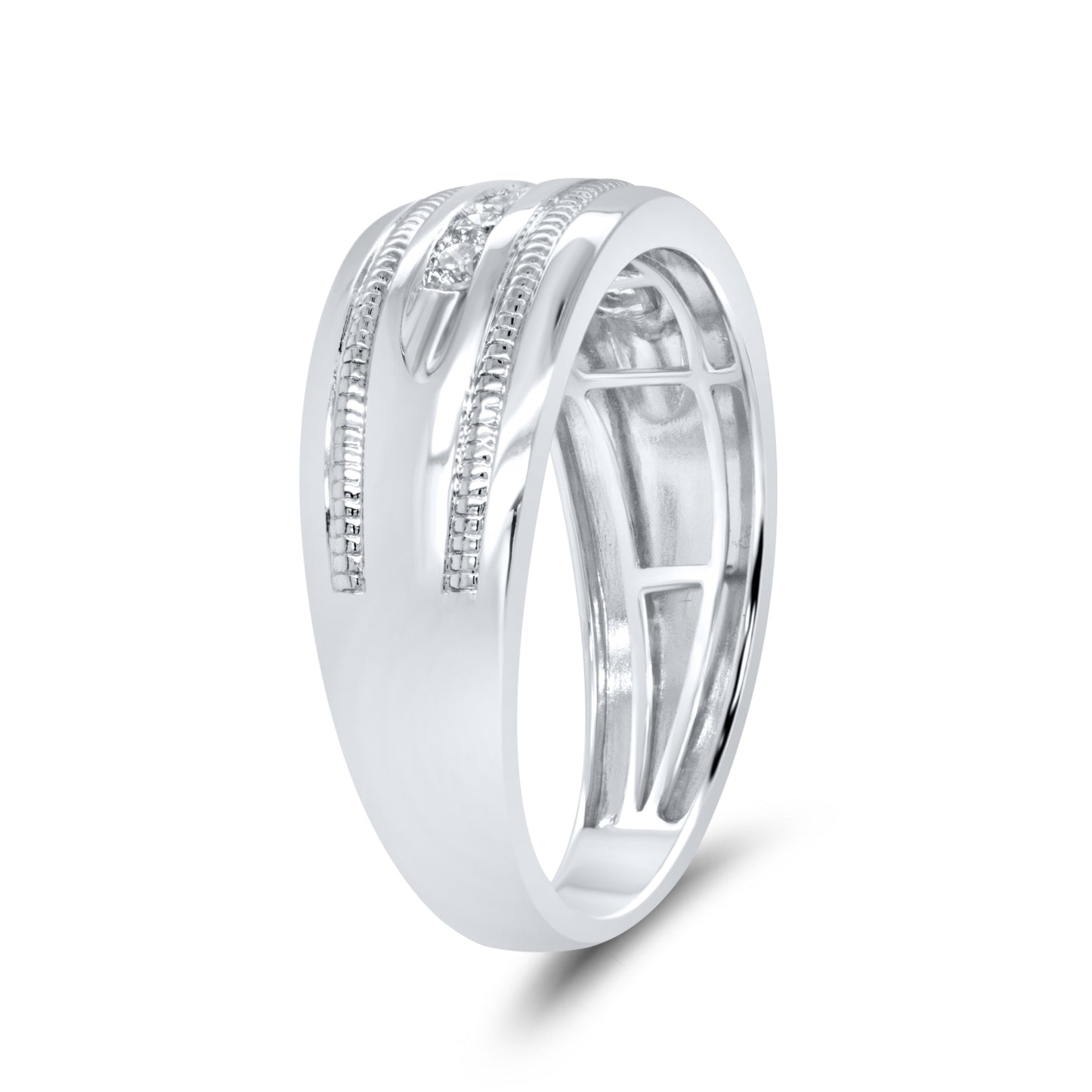 10kt White Gold 0.25 CTW Men’s Diamond Ring