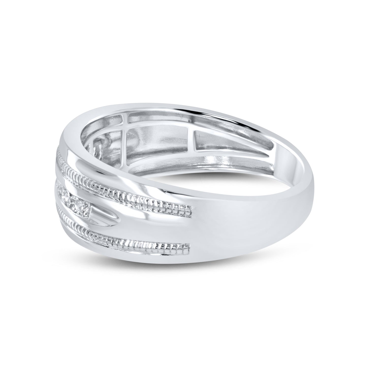 10kt White Gold 0.25 CTW Men’s Diamond Ring