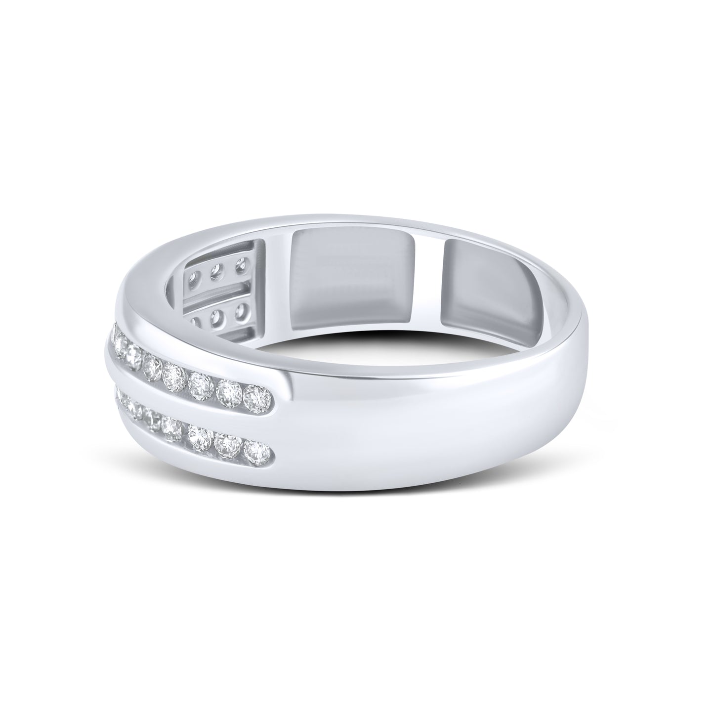 10kt White Gold 0.50 CTW Men’s Diamond Ring
