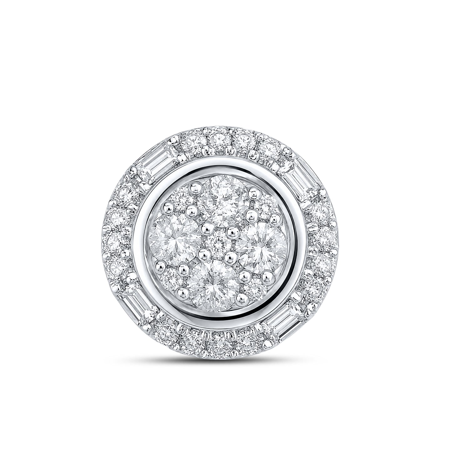 10kt White Gold 0.50 CTW Natural Diamond Earrings