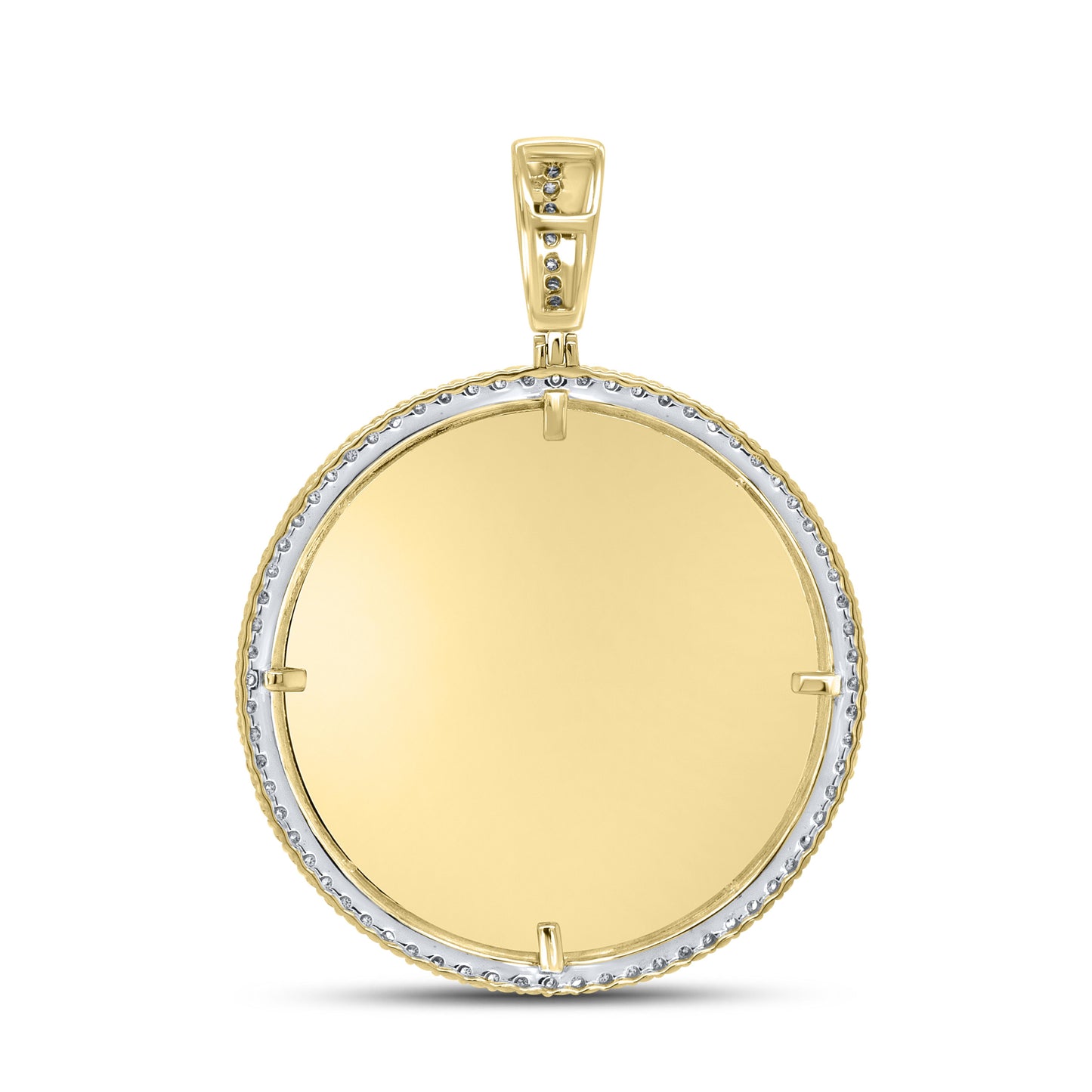 10kt Yellow Gold 0.20 CTW Diamond Picture charm Pendant