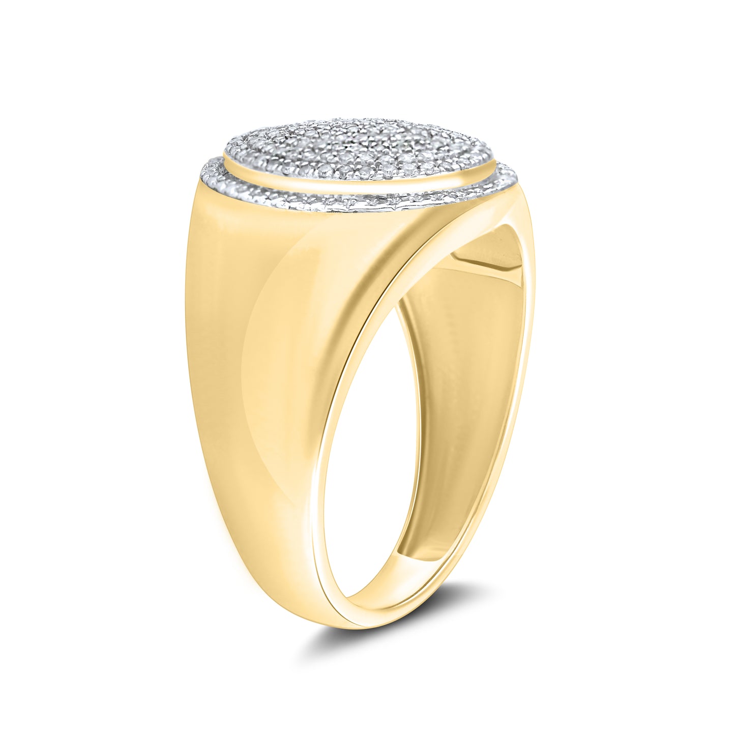 10kt Yellow Gold 0.25 CTW Men’s Diamond Ring