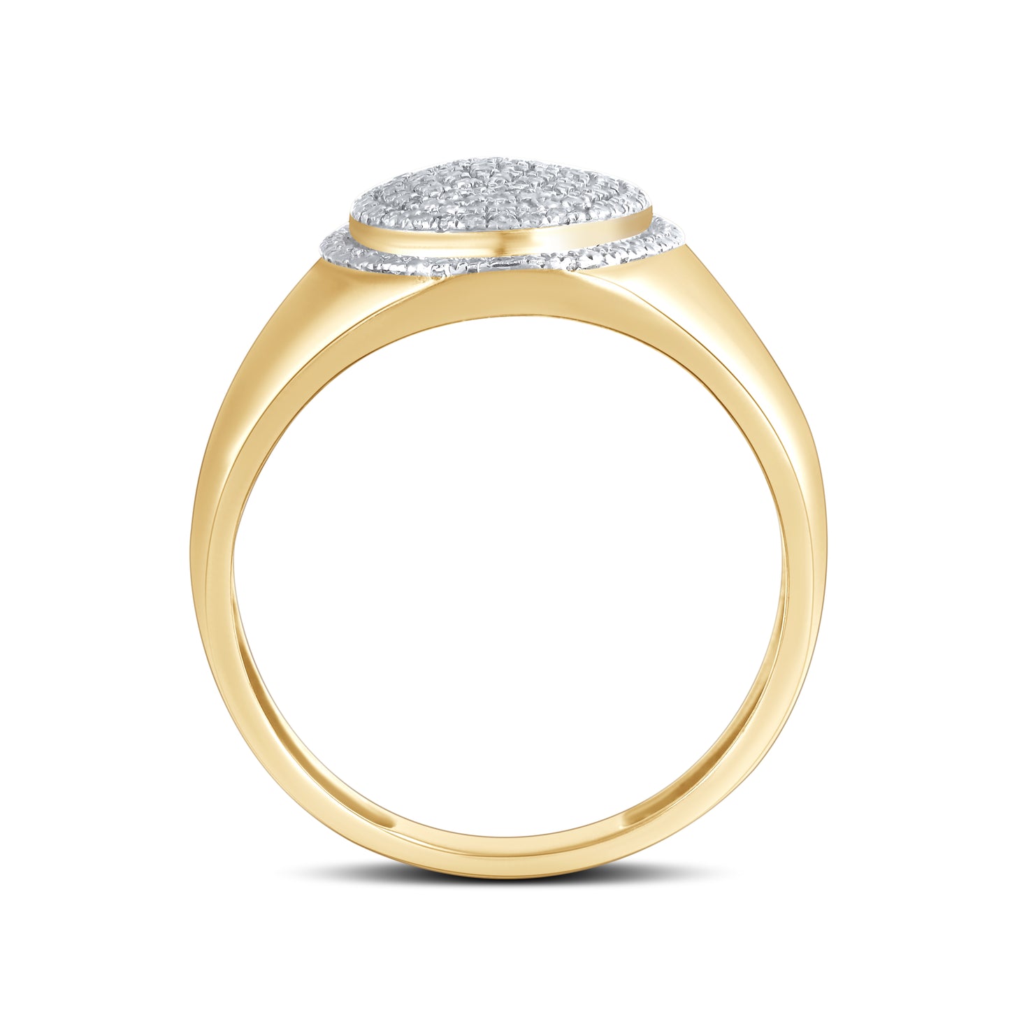 10kt Yellow Gold 0.25 CTW Men’s Diamond Ring