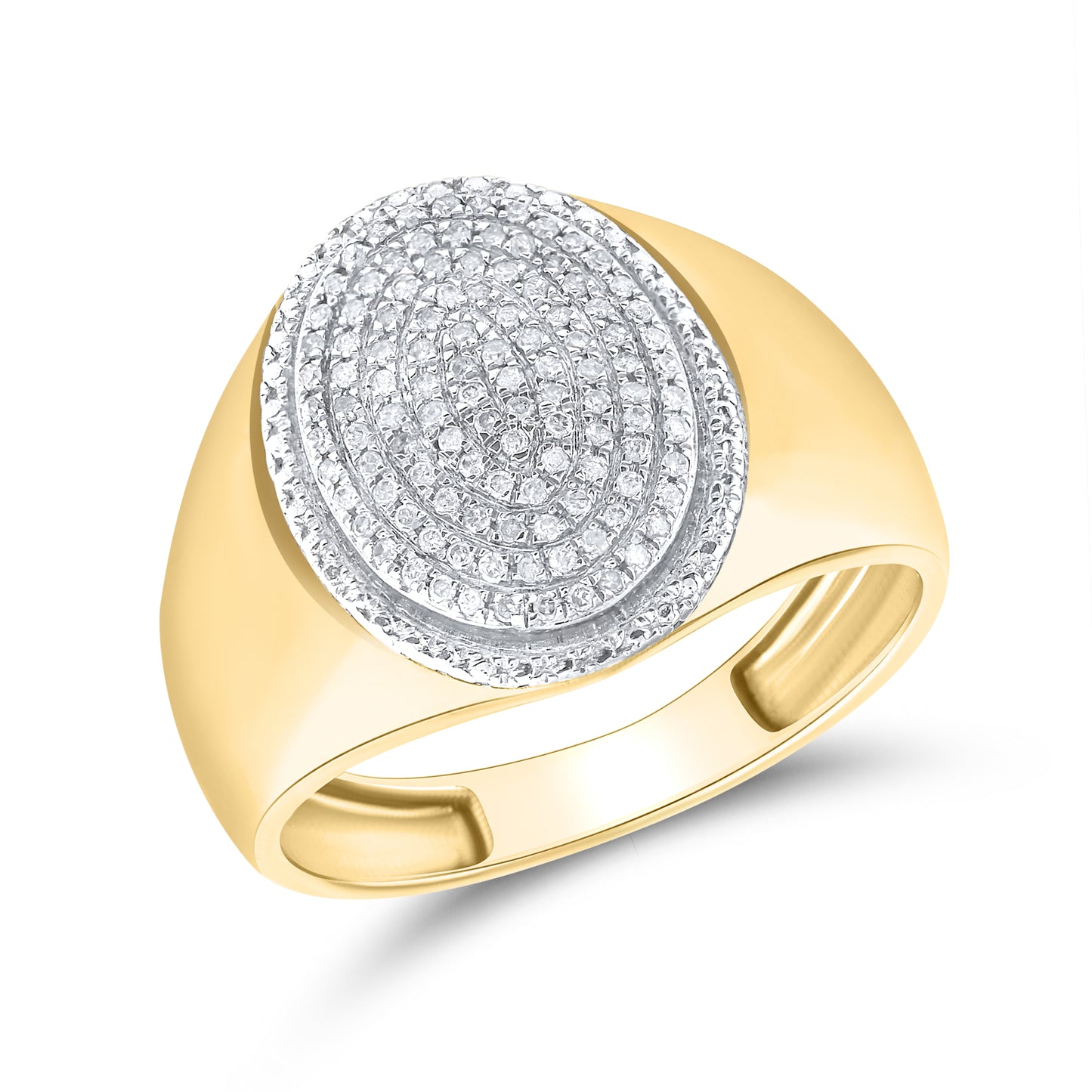 10kt Yellow Gold 0.25 CTW Men’s Diamond Ring