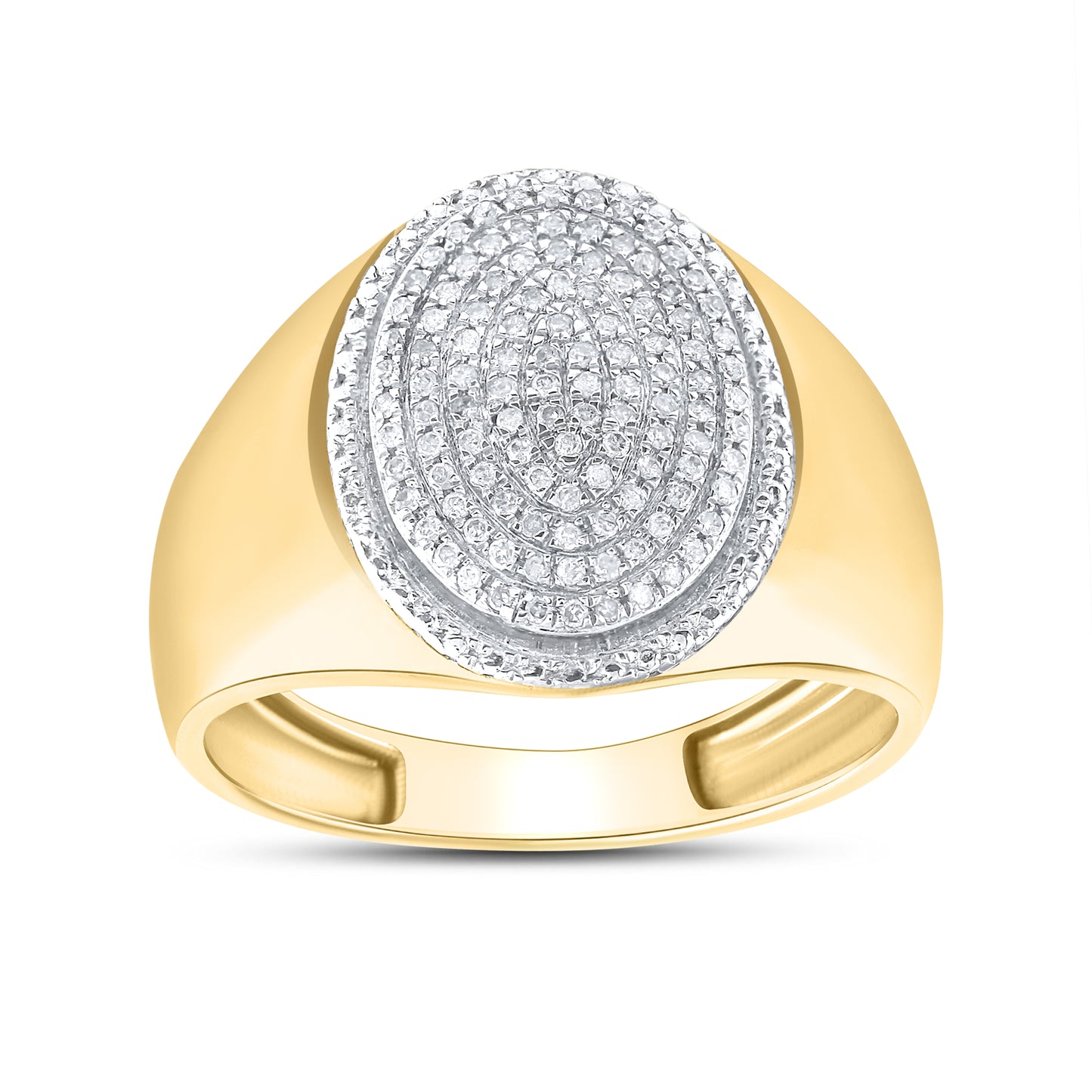 10kt Yellow Gold 0.25 CTW Men’s Diamond Ring