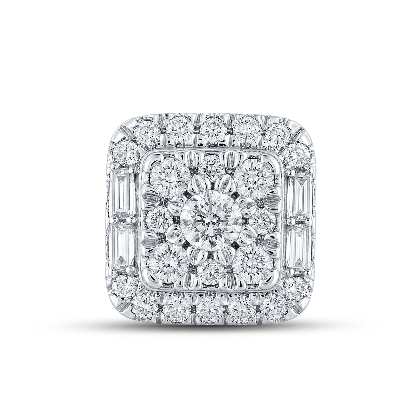 10kt White Gold 0.50 CTW Natural Diamond Earrings