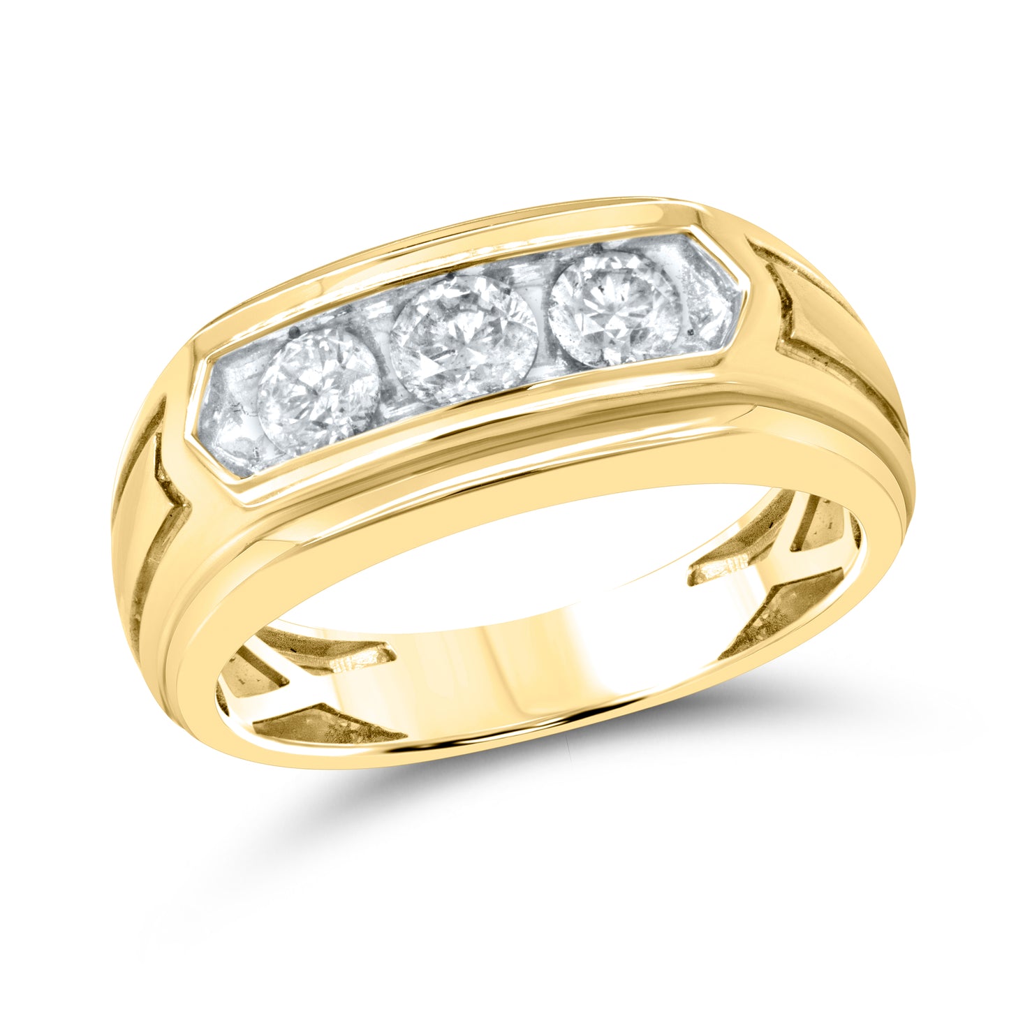 10kt Yellow Gold 0.75 CTW Men’s Diamond Ring