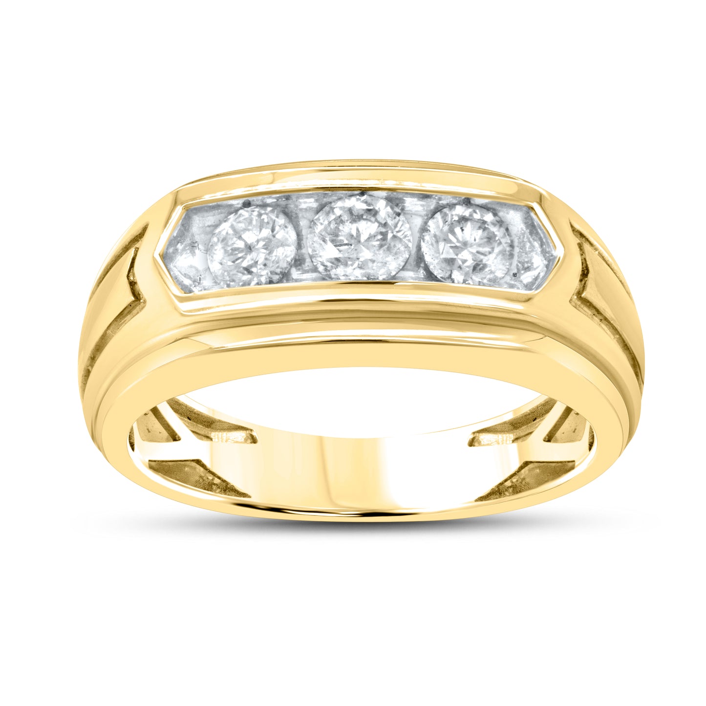 10kt Yellow Gold 0.75 CTW Men’s Diamond Ring