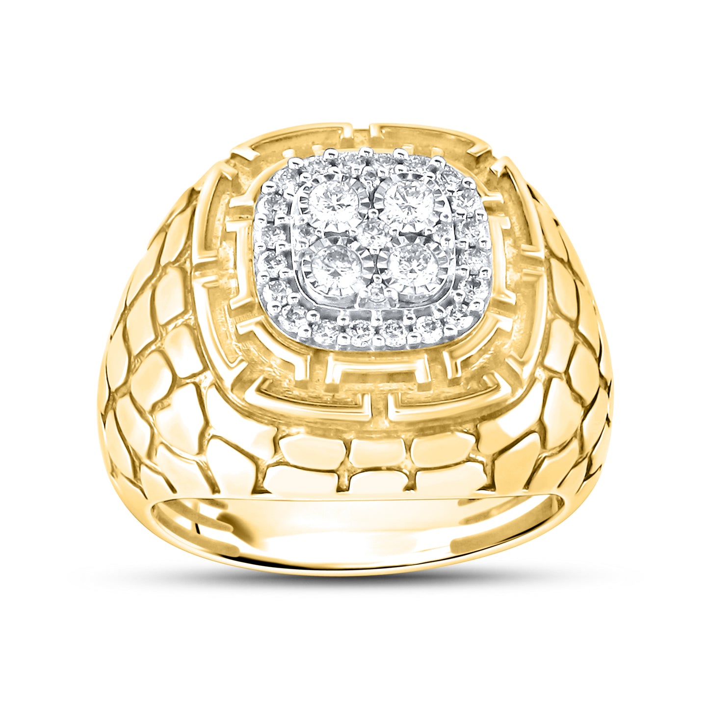 10kt Yellow Gold 0.50 CTW Men’s Diamond Ring