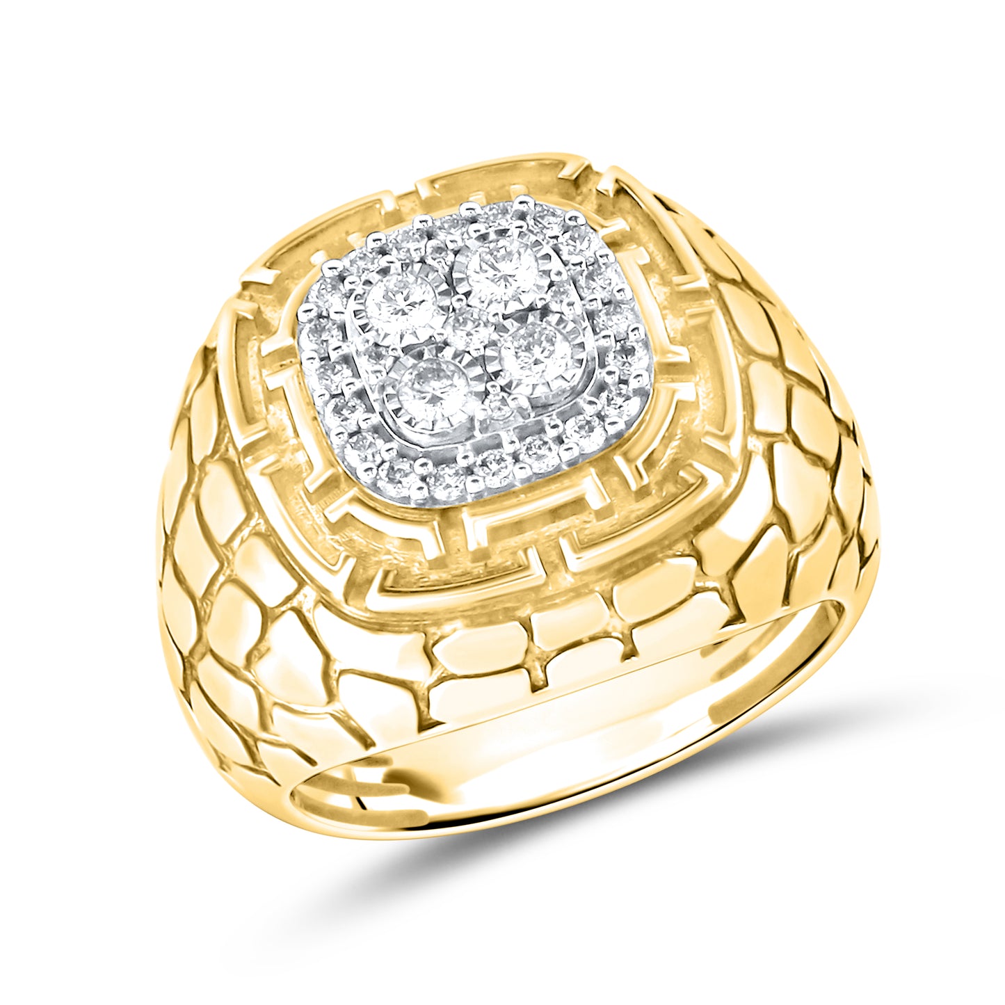 10kt Yellow Gold 0.50 CTW Men’s Diamond Ring