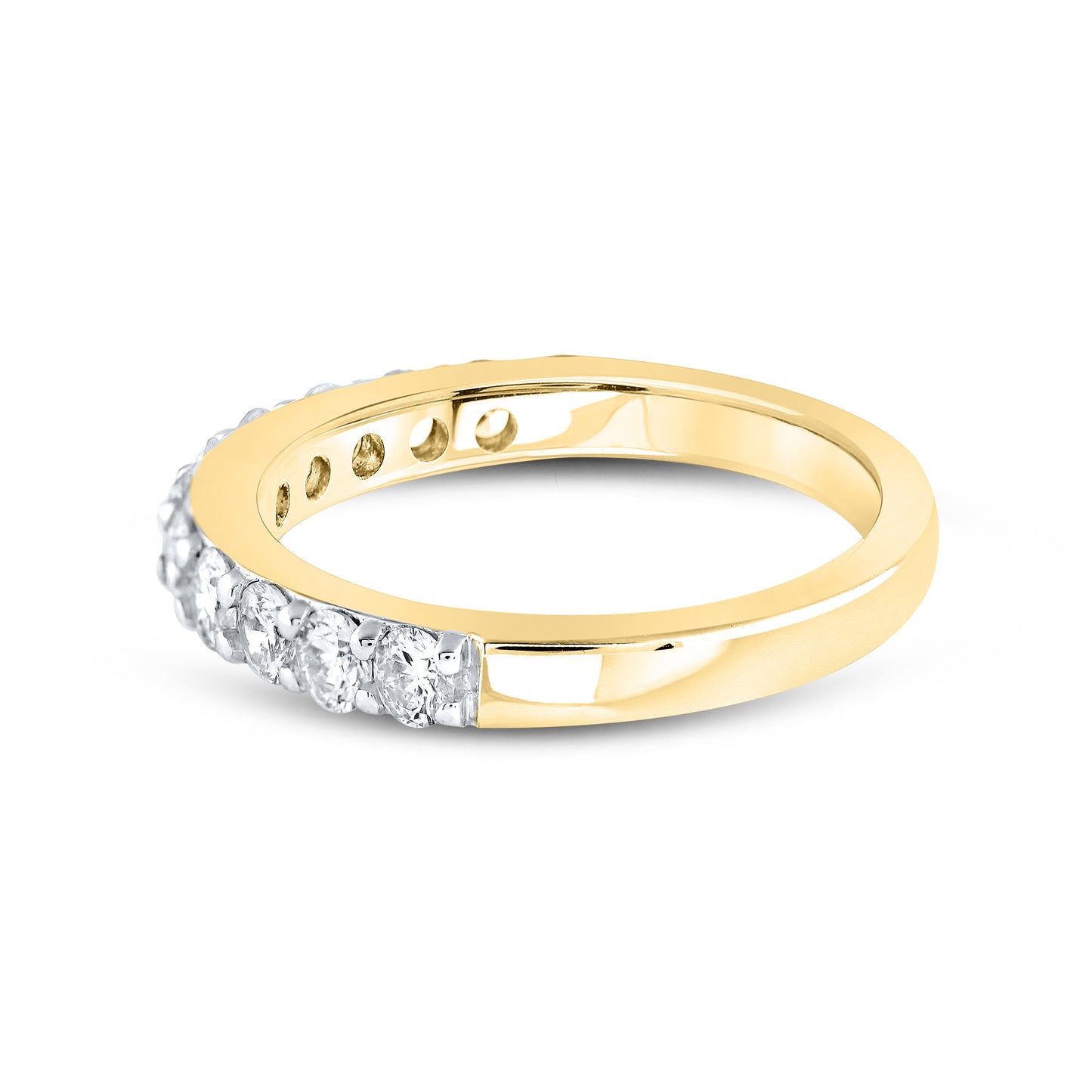 14kt Yellow Gold 1 CTW Natural Diamond Band