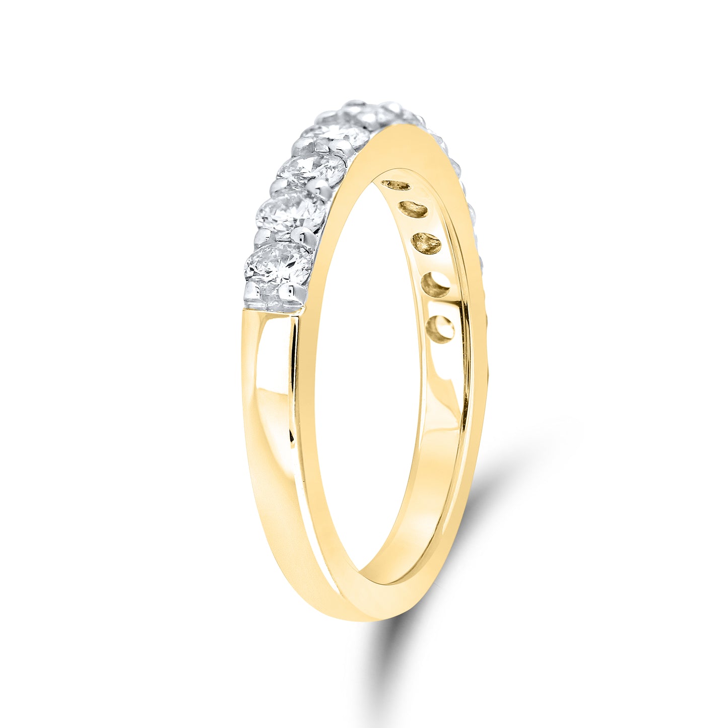 14kt Yellow Gold 1 CTW Natural Diamond Band