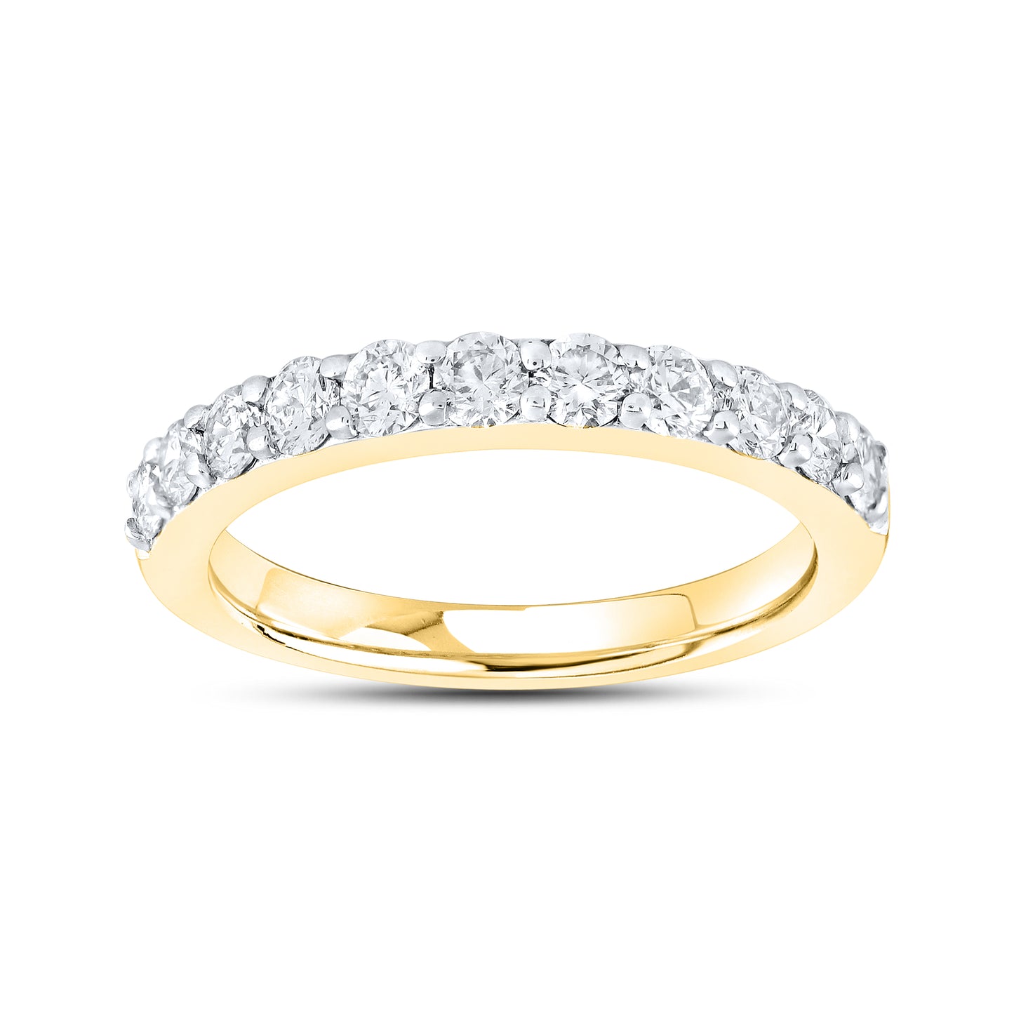 14kt Yellow Gold 1 CTW Natural Diamond Band