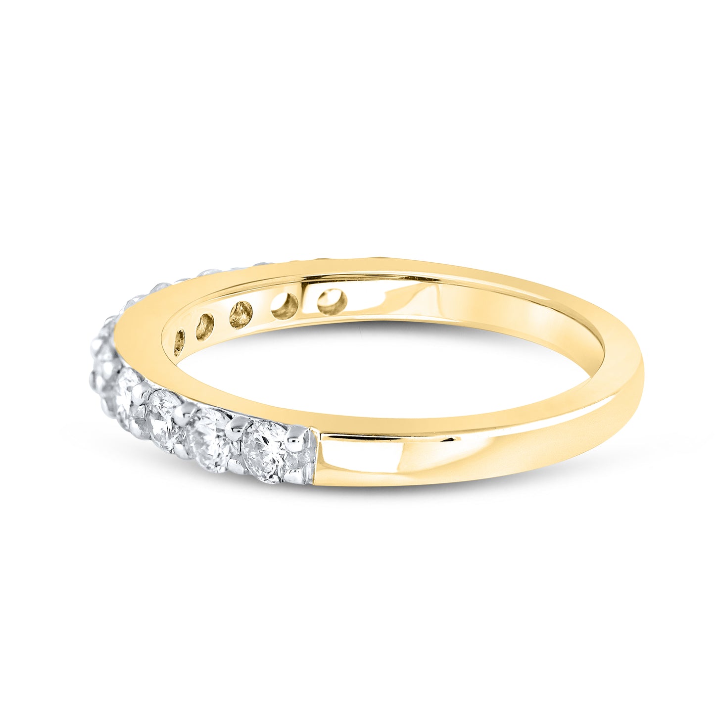 14kt Yellow Gold 0.75 CTW Natural Diamond Band