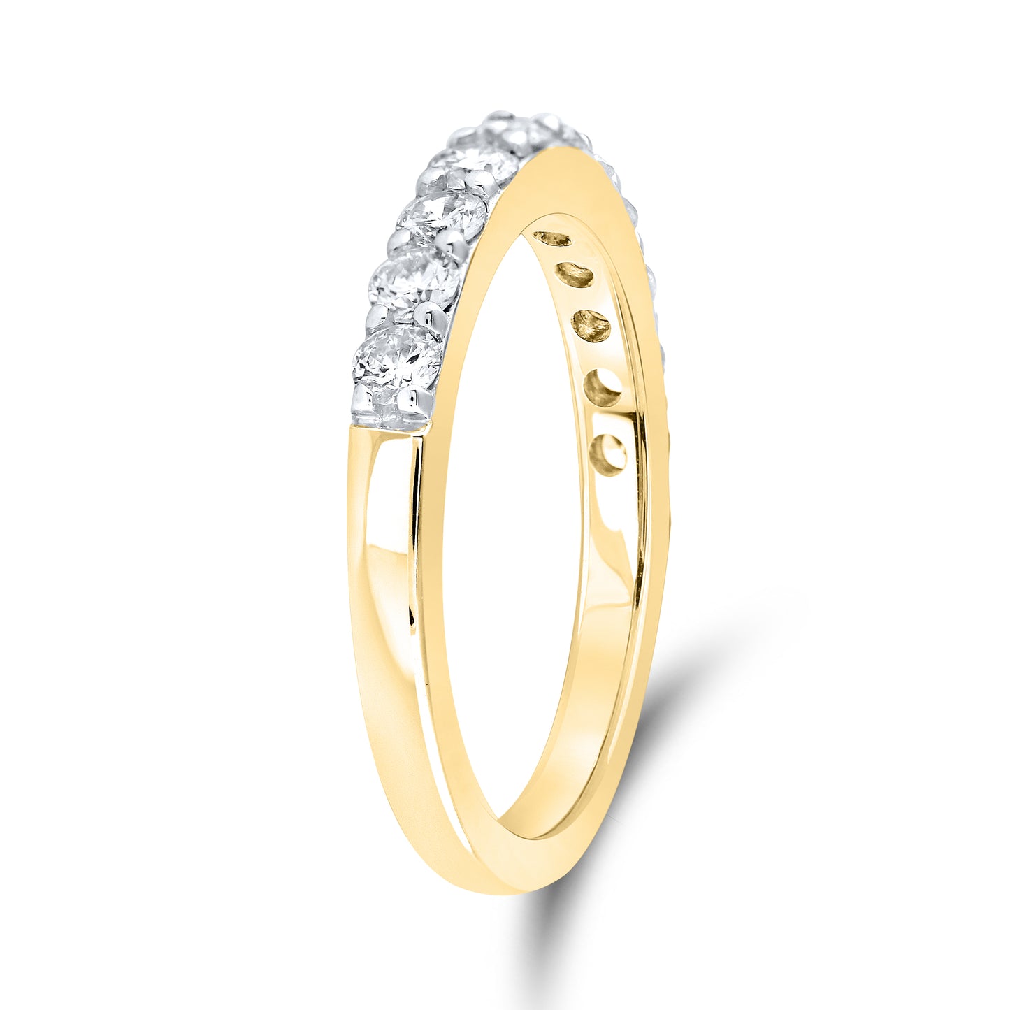 14kt Yellow Gold 0.75 CTW Natural Diamond Band
