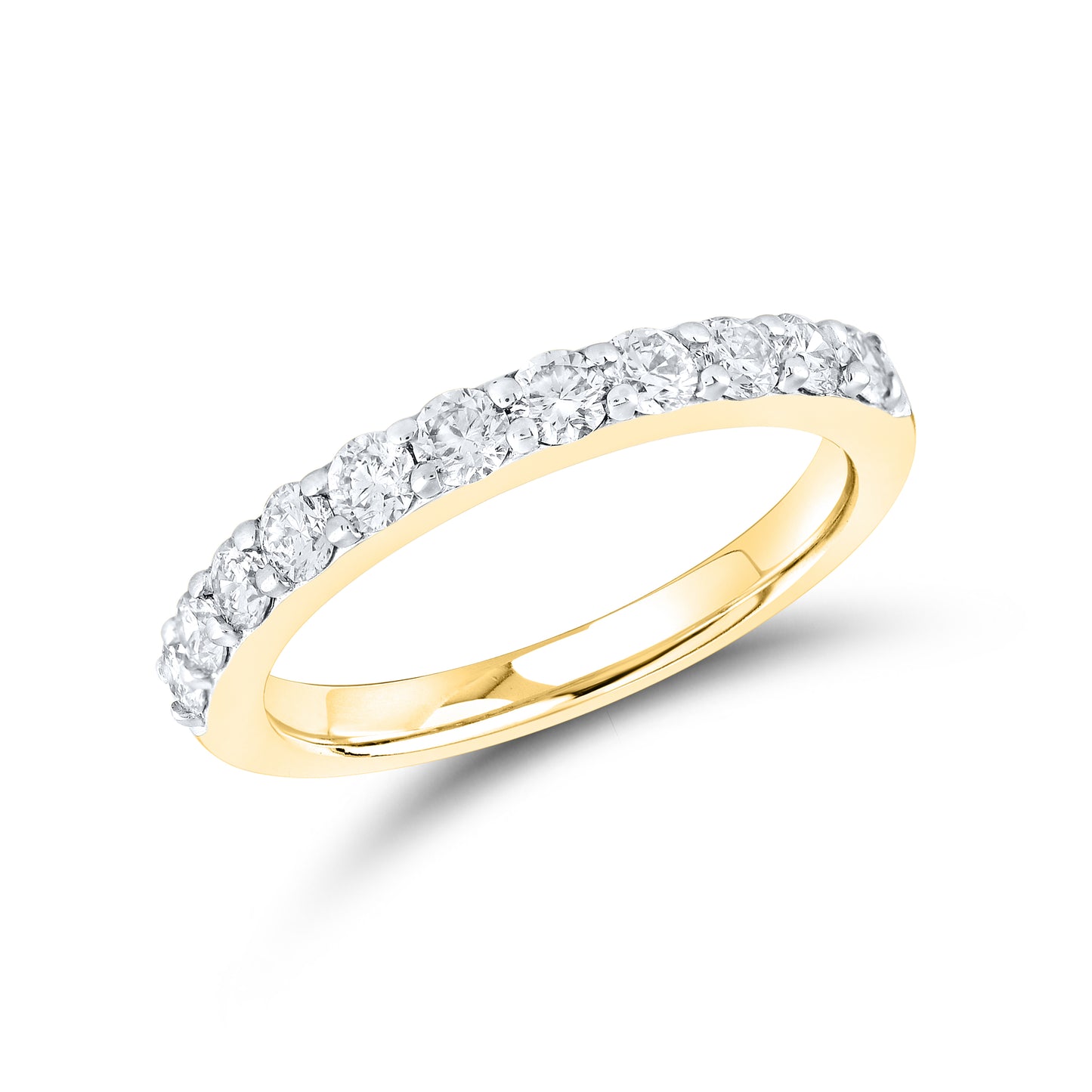 14kt Yellow Gold 0.75 CTW Natural Diamond Band