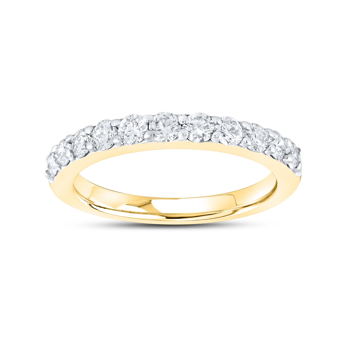 14kt Yellow Gold 0.75 CTW Natural Diamond Band