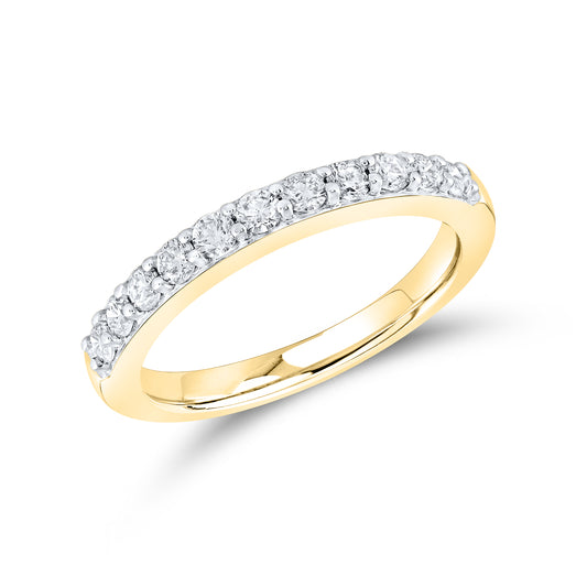 14kt Yellow Gold 0.50 CTW Natural Diamond Band