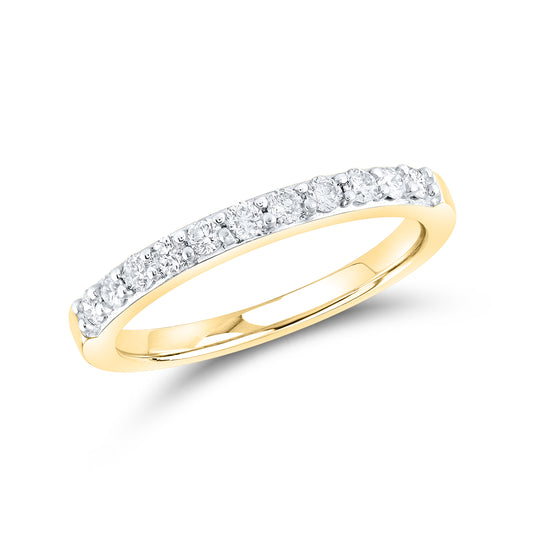 14kt Yellow Gold 0.33 CTW Natural Diamond Band