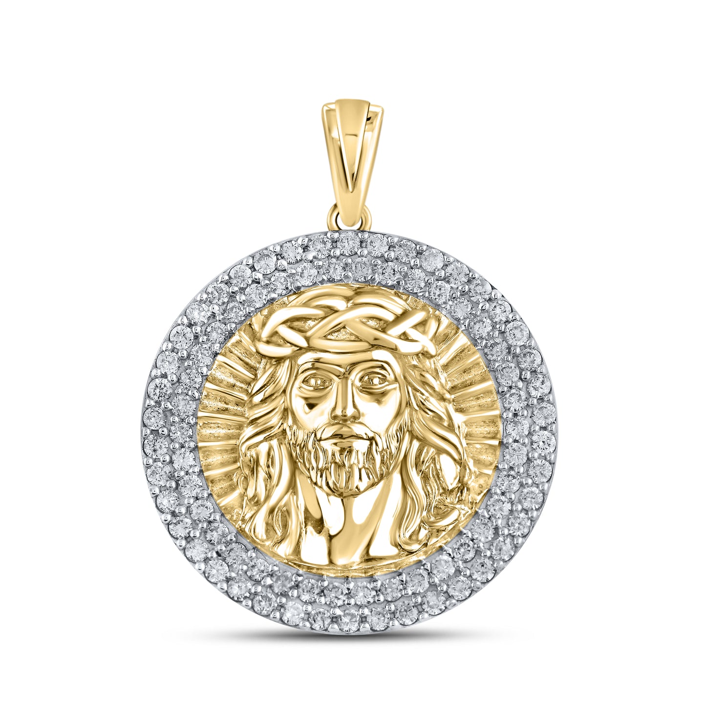10kt Yellow Gold 1 CTW Diamond Charm
