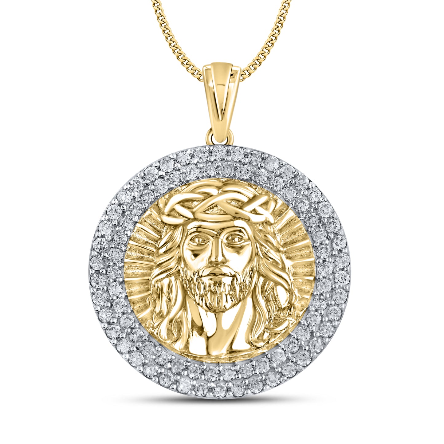 10kt Yellow Gold 1 CTW Diamond Charm