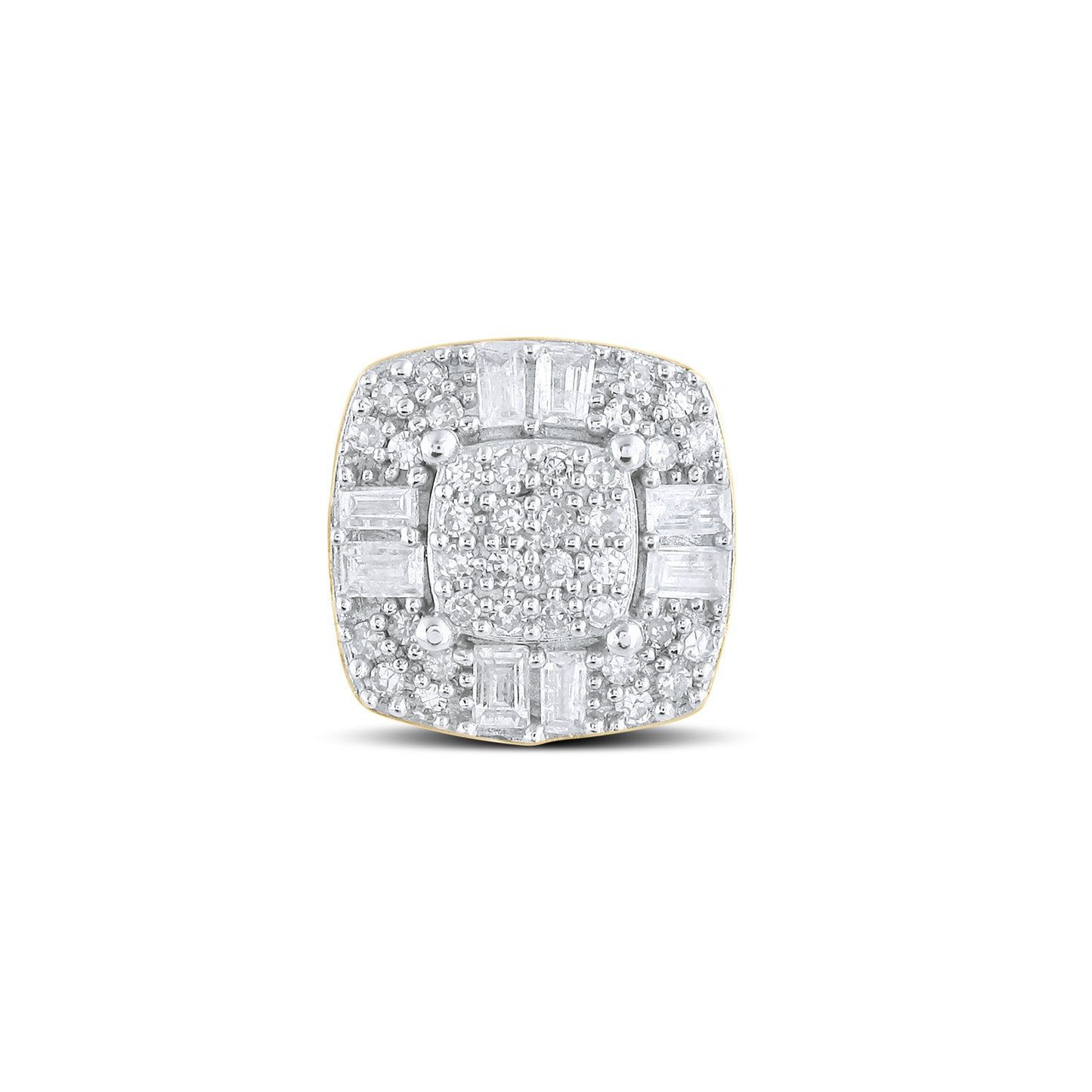 10kt Yellow Gold 0.50 CTW Natural Diamond Earrings