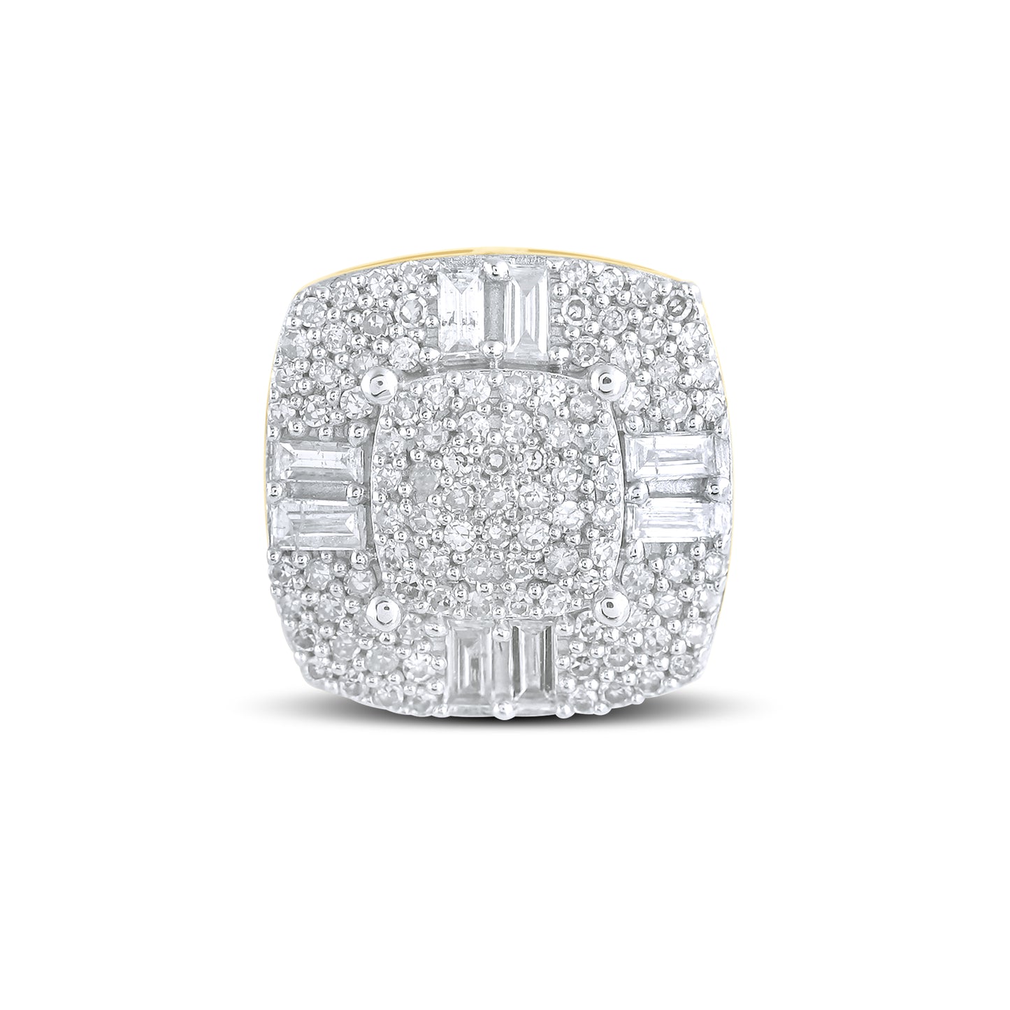 10kt Yellow Gold 1.08 CTW Natural Diamond Earrings