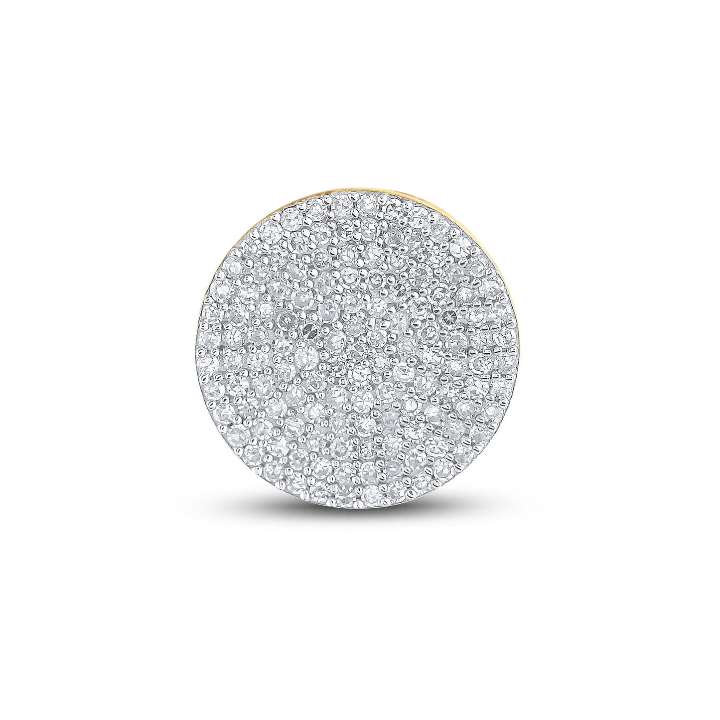 10kt Yellow Gold 0.75 Natural Diamond Earrings