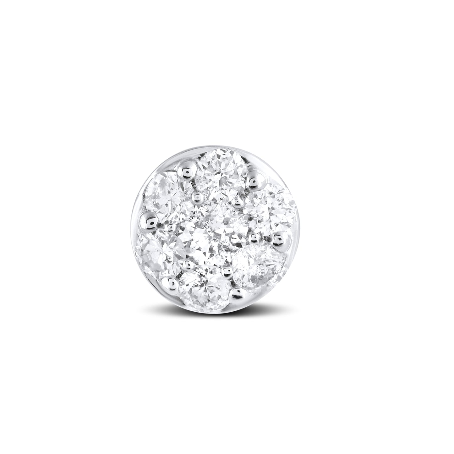 10kt White Gold 1 CTW Natural Diamond Earrings