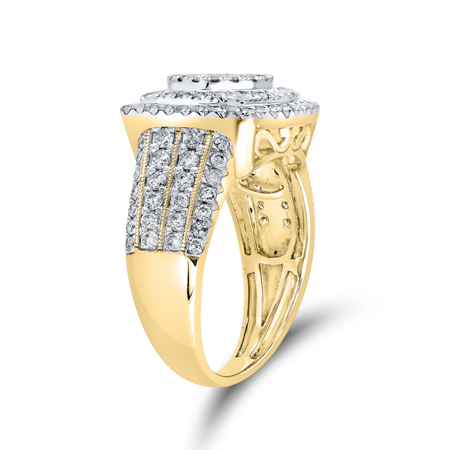 10kt Yellow Gold 1.50 CTW Natural Diamond Ring
