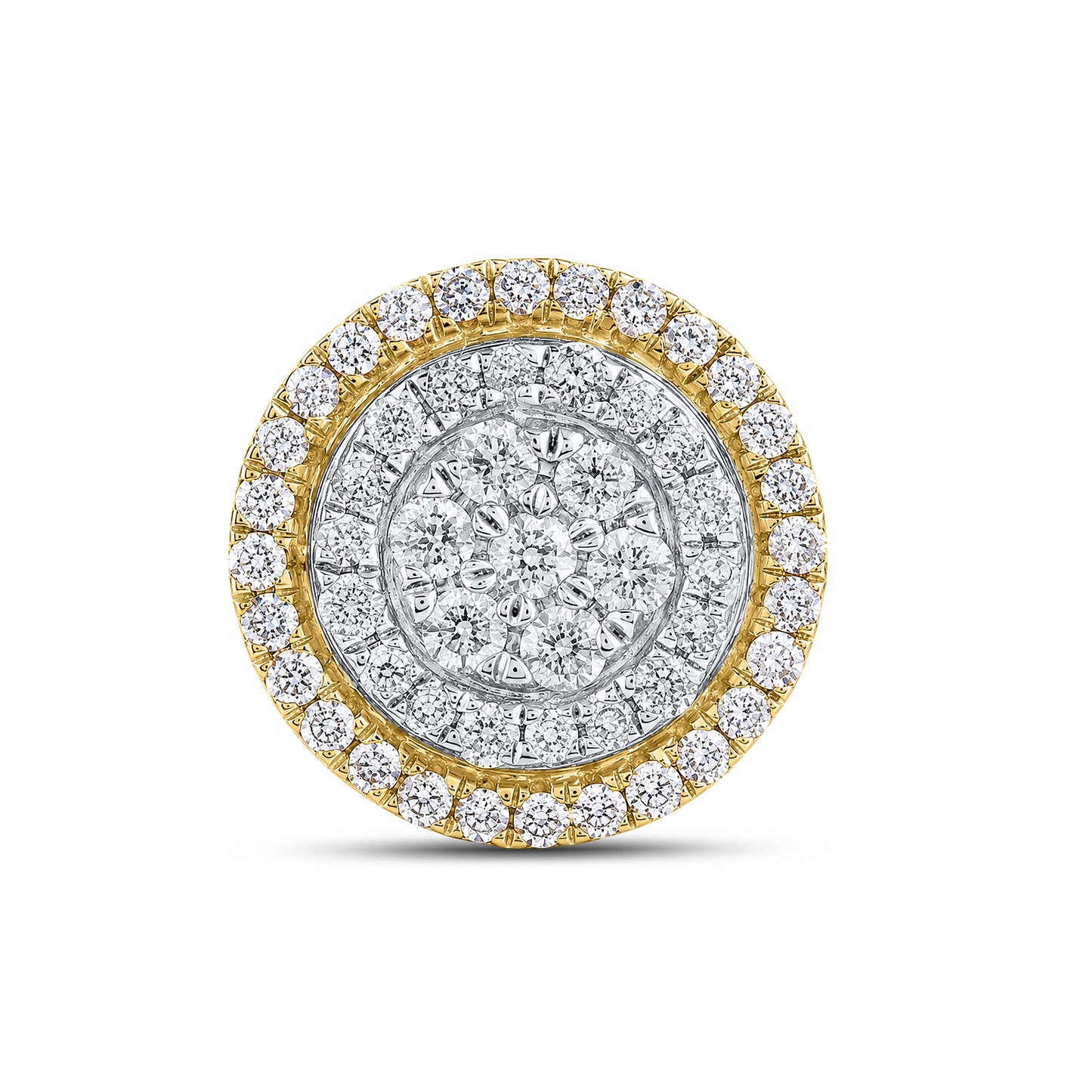 10kt Yellow Gold 1.02 CTW Natural Diamond Earrings
