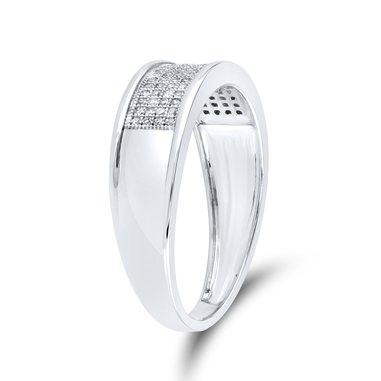 10kt White Gold 0.25 CTW Men’s Diamond Ring