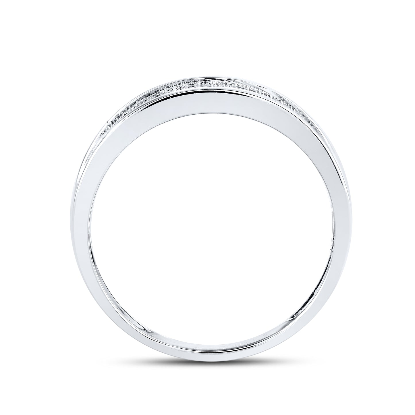 10kt White Gold 0.25 CTW Men’s Diamond Ring