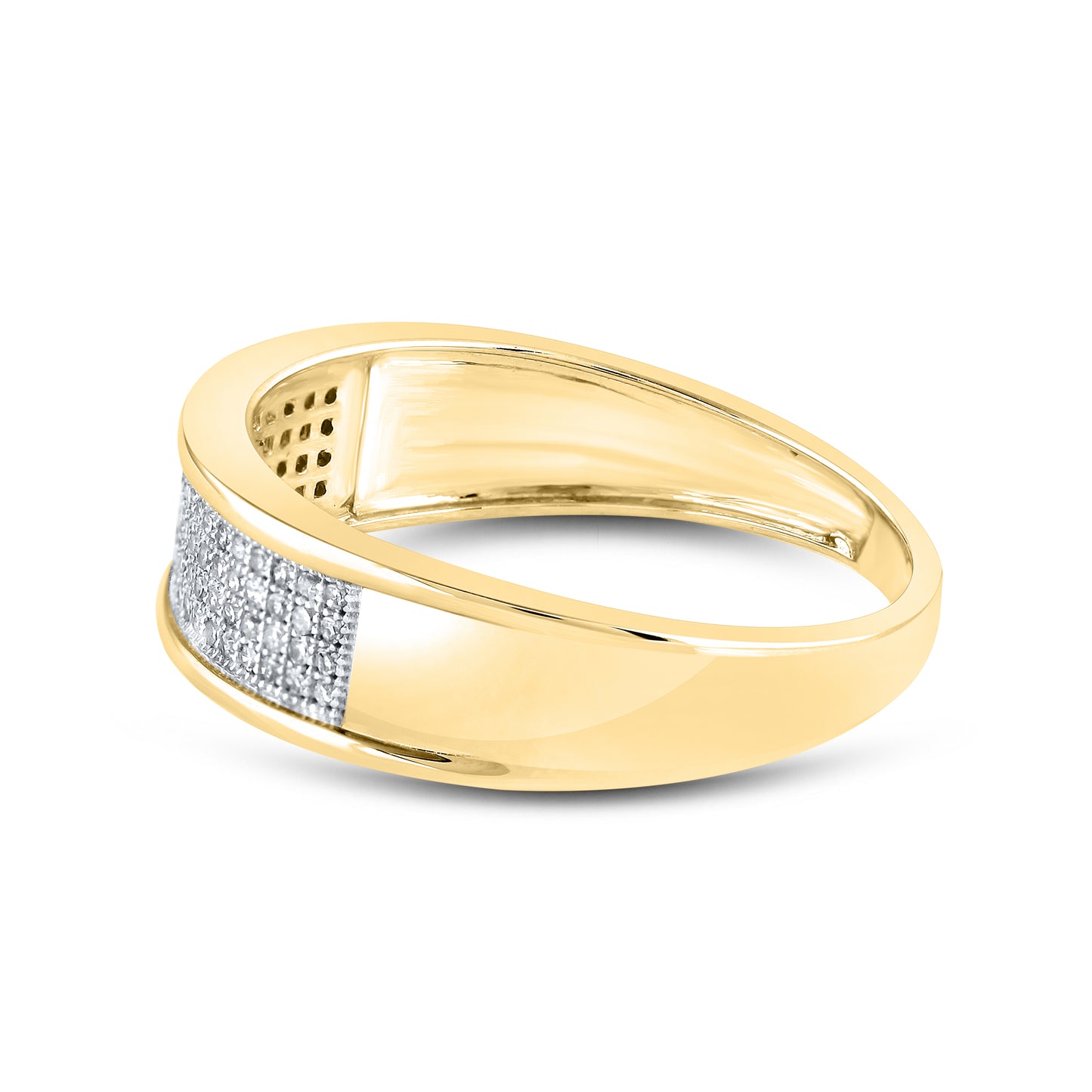 10kt Yellow Gold 0.25ctw Men’s Diamond Ring