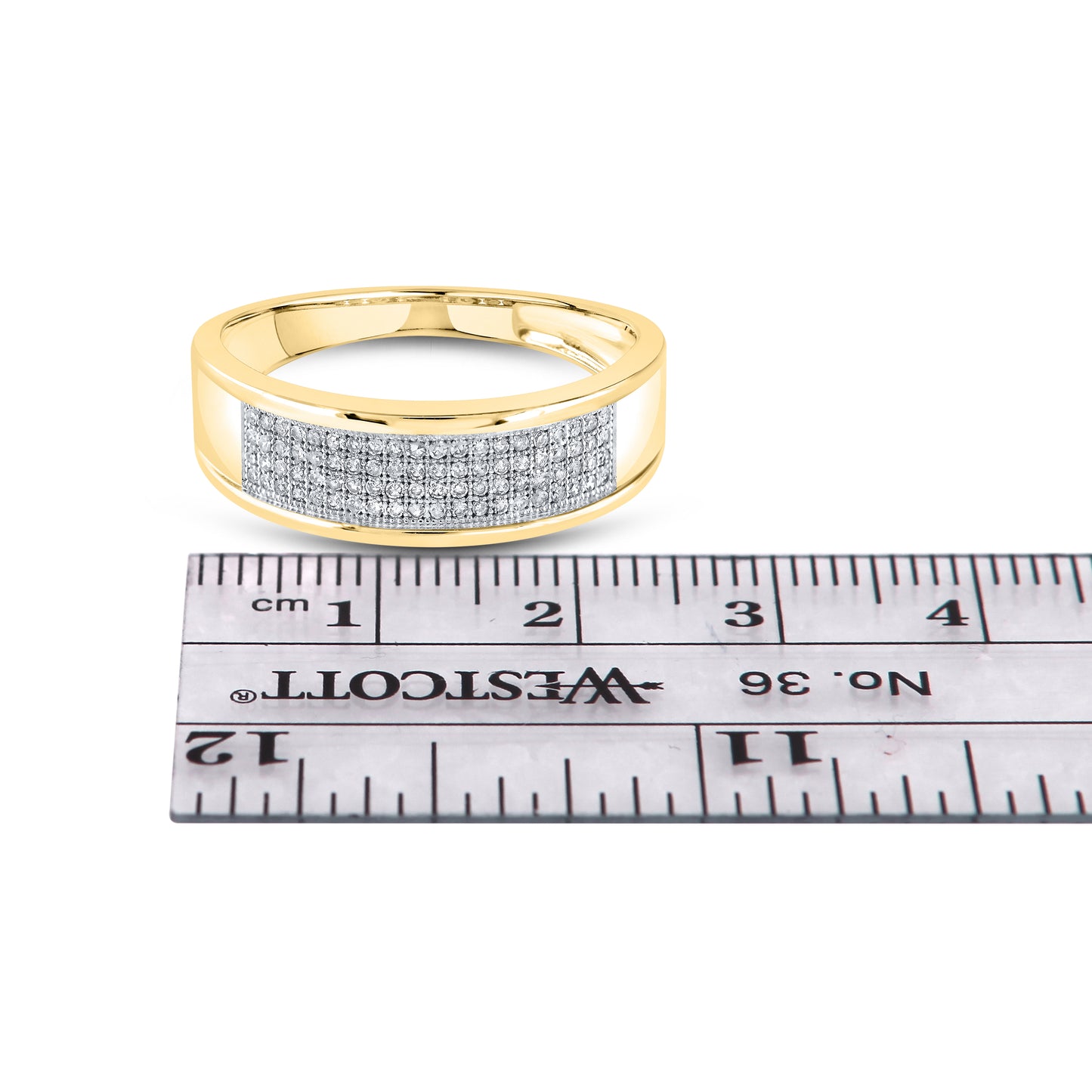 10kt Yellow Gold 0.25ctw Men’s Diamond Ring