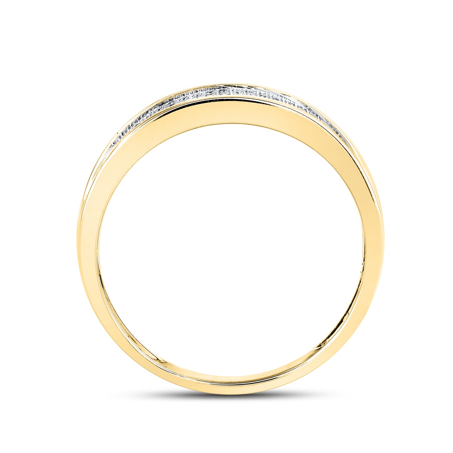 10kt Yellow Gold 0.25ctw Men’s Diamond Ring