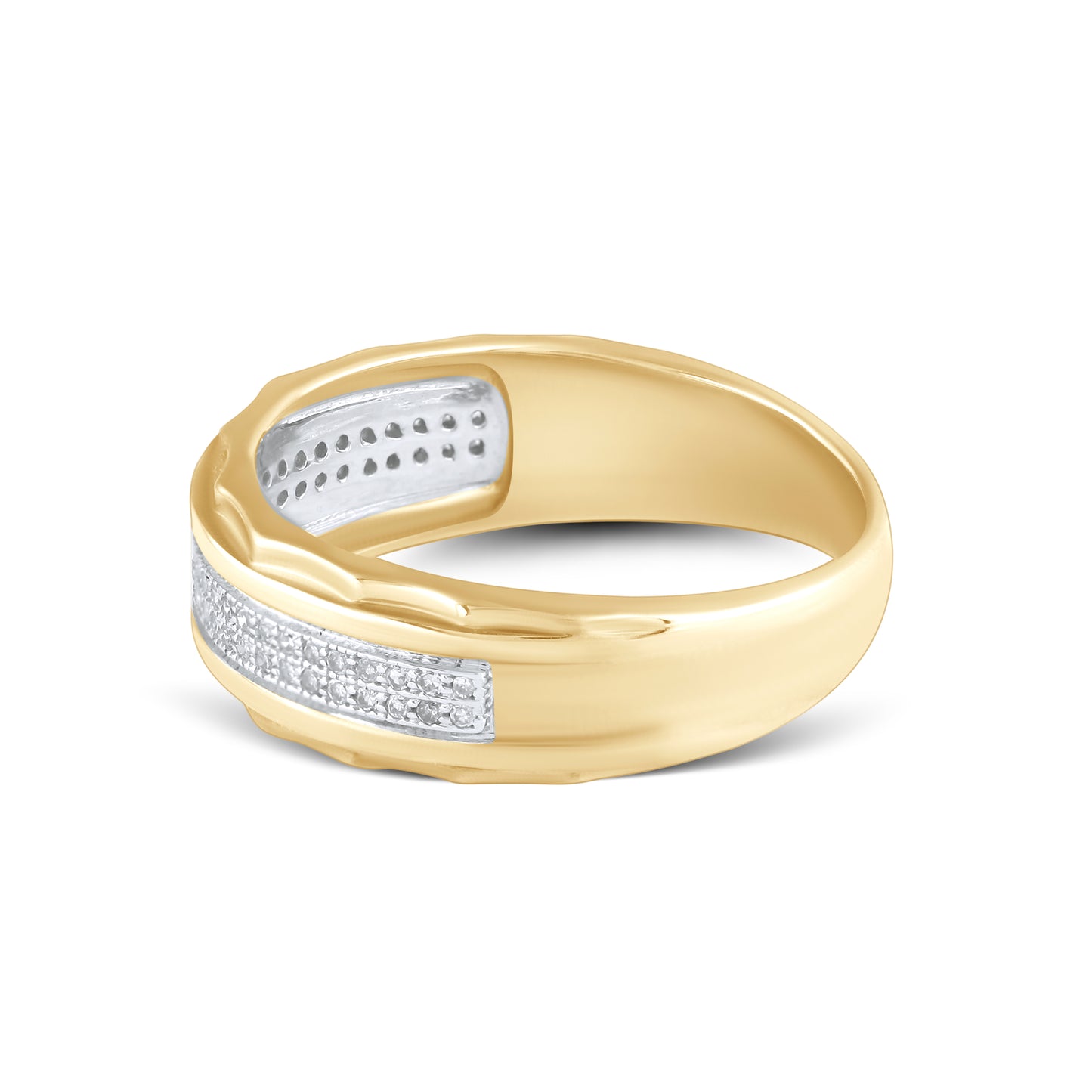 10kt Yellow Gold 0.20 CTW Men’s Diamond Ring